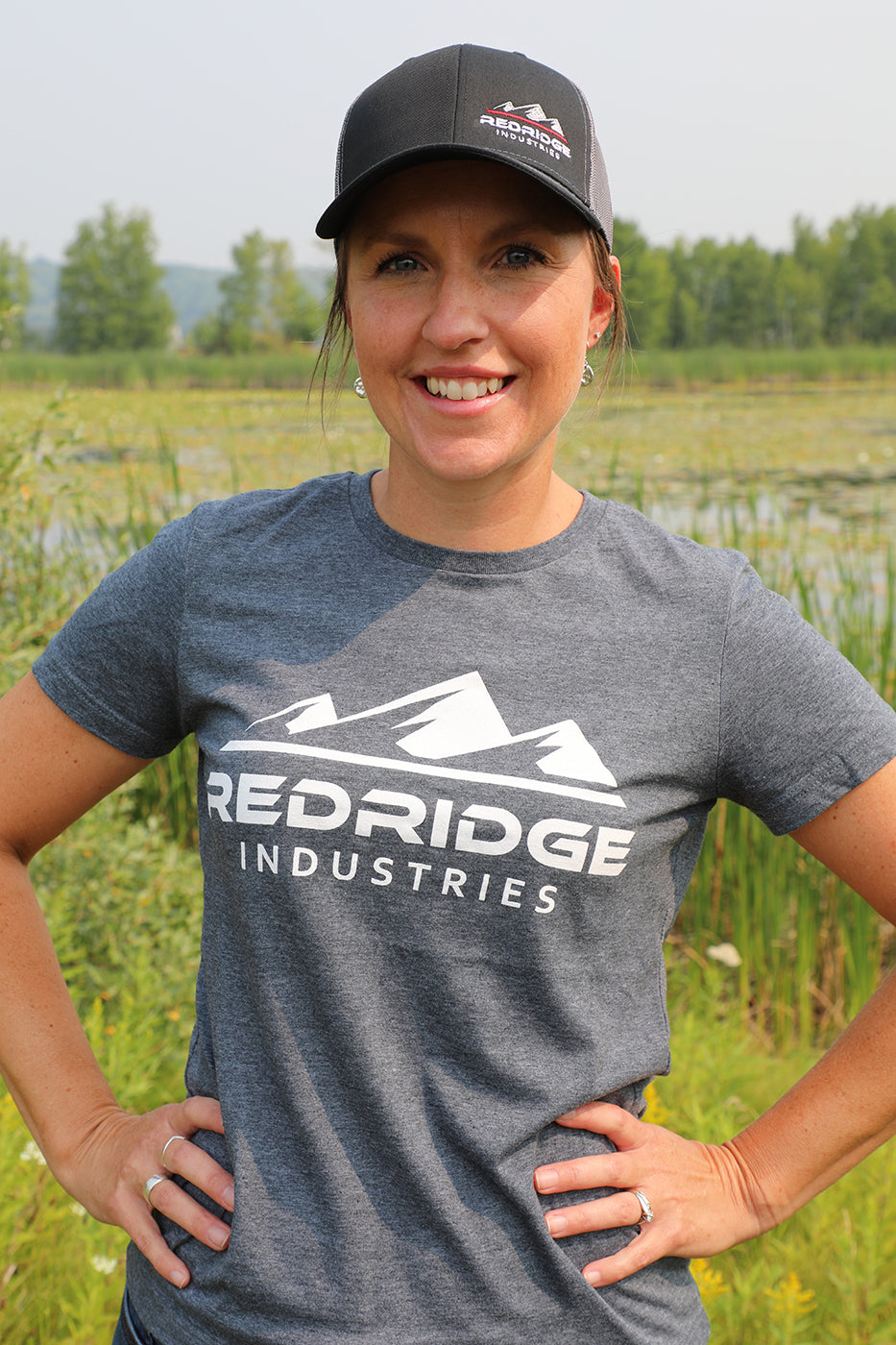 Trucker Hat - Black/Charcoal