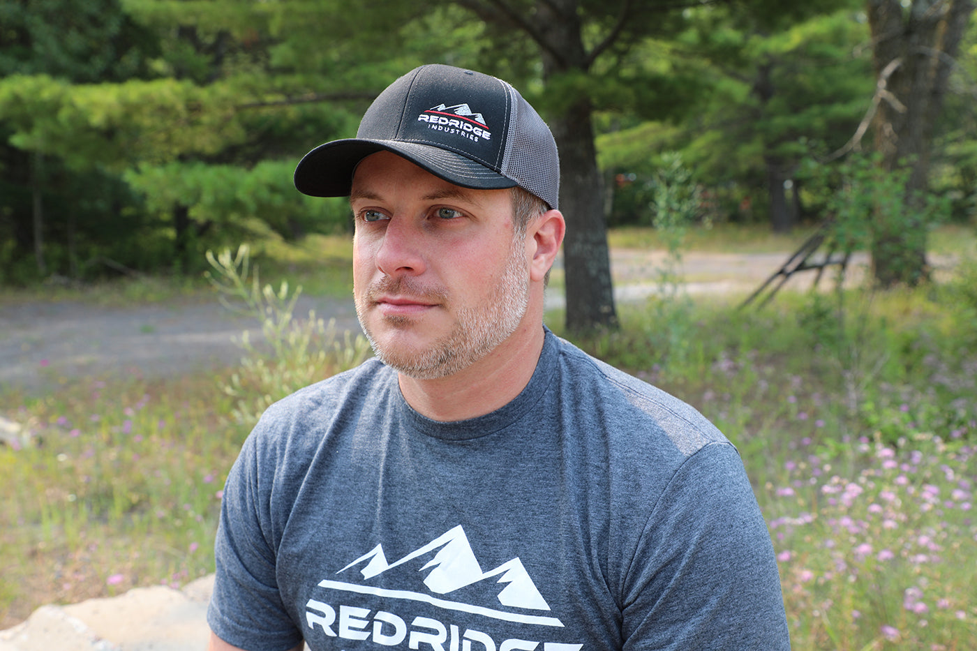 Trucker Hat - Black/Charcoal