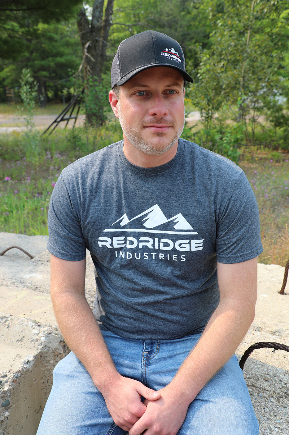 Trucker Hat - Black/Charcoal